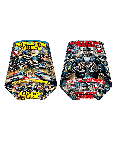 SKELETON THUGS | 2 Assorted 96 Shot 200 Gram Zippers by Suns Fireworks